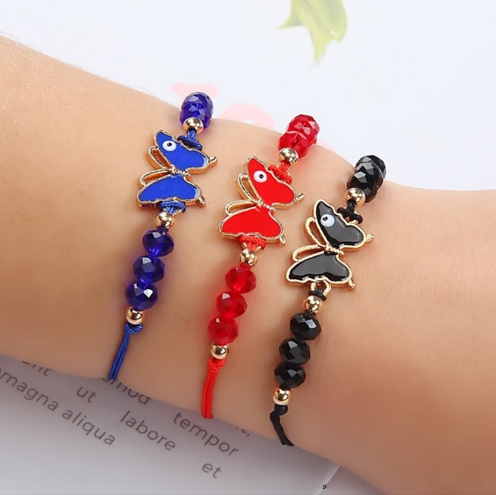 3 butterfly bracelets 🦋🦋🦋